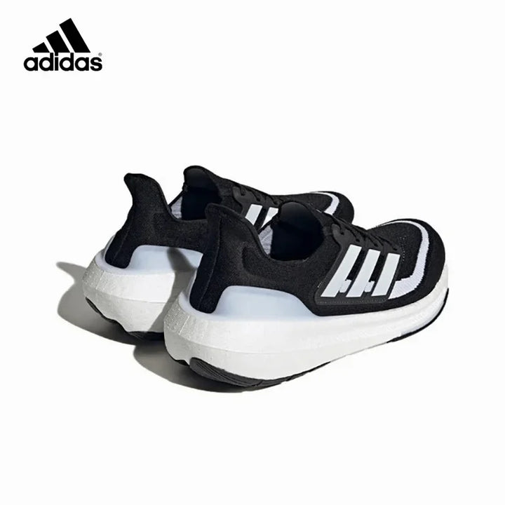 Adidas ULT Men Women Running Shoes Comfortable Fabric Anti-slip Wear Lightweight Low-top Casual Running Shoes Black and White