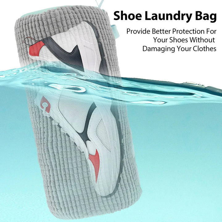 Washing Shoes Bag Reusable Shoes Laundry Bag with Zipper for Sneakers Running Shoes Remove Dirt Anti-deformation NEW