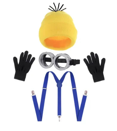 Minion Costume For Adults Costume Minion Goggles And Hat Outfit Cosplay Accessories For Fancy Dress Party Despicables Me costume