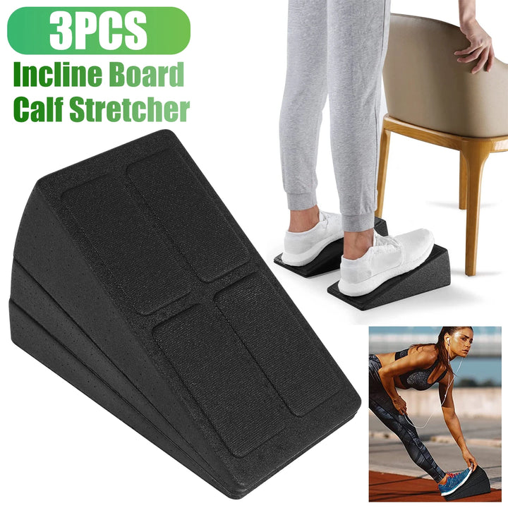 3/6Pc Squat Wedge Block Yoga Slanting Board For Calf Stretching Lightweight Adjustable Tilt Slanting Board Pilates Heel Stretche