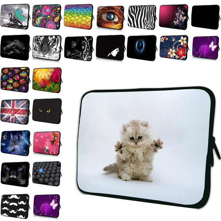 Chromebook Neoprene Cover Case Laptop 7/11/10/12/14/15/17/16 Notebook Bag For Macbook Air 13 Lenovo Legion Go 15.6" Accessories