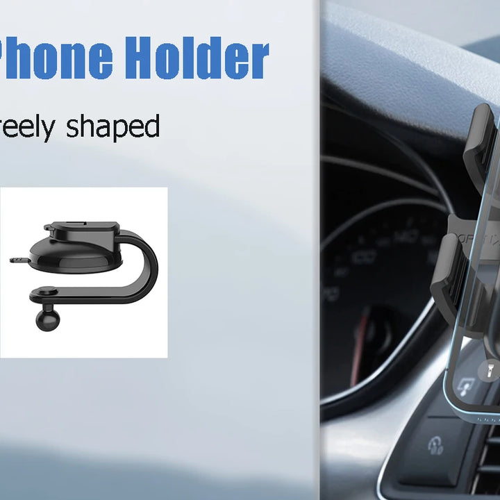 Car CD Tablet Holder Phone Mount, CD Slot Player Tablet Stand Universal 360° Adjustable Car Phone Holder for iPad 4.7-14 Inch