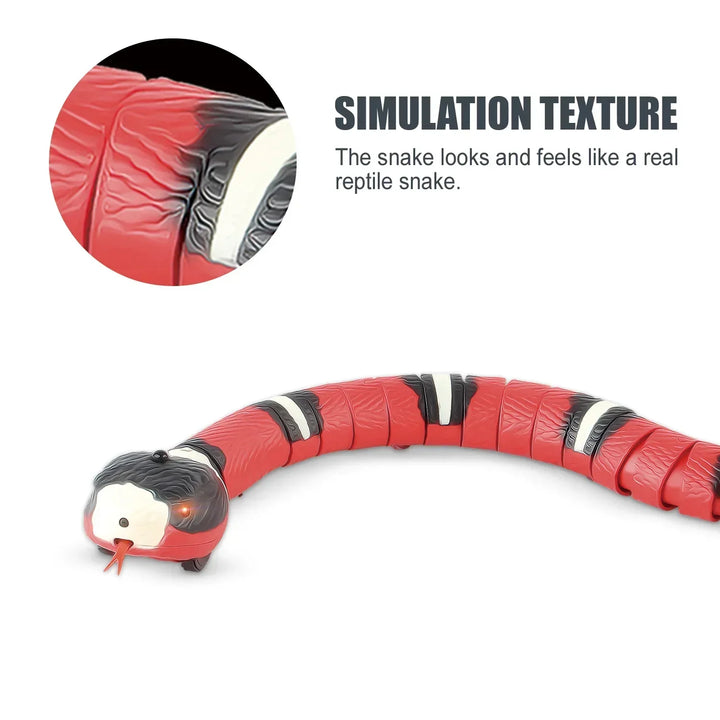 1pcs Intelligent sensing snake automatic electric cat toy pet interactive toy dog game toy cat accessories