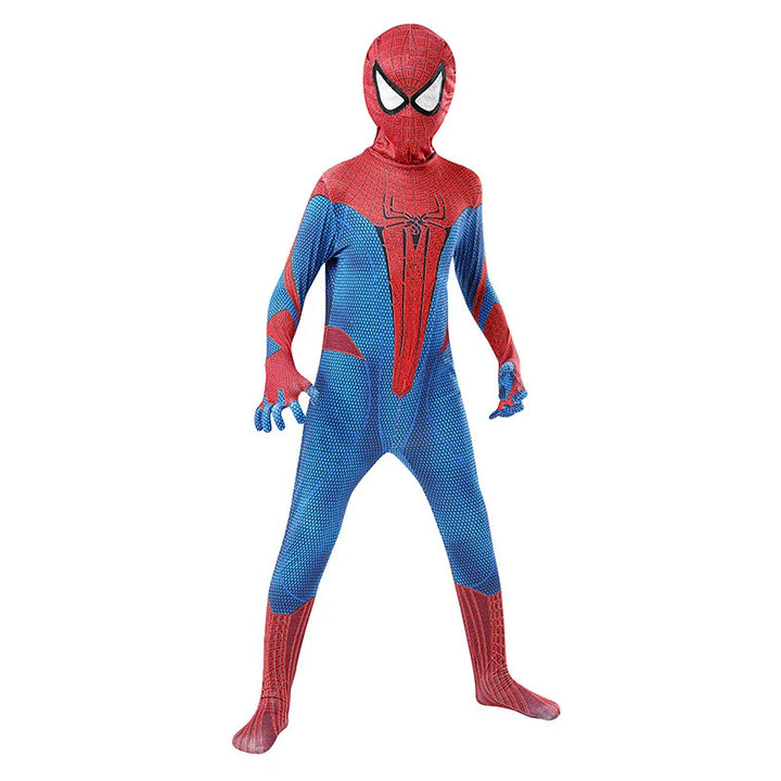 Spiderman Cosplay Fantasy Costumes Jumpsuit For Boys Girls Spider Man Miles Morales Superhero Halloween Carnival Zentai Bodysuit