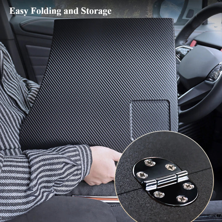 For Leading LI Lixiang L6 L7 L8 L9 2024 Driver's Steering Wheel Table Car Foldable Carbon Fibre Food Tray Car Drink Holder Table