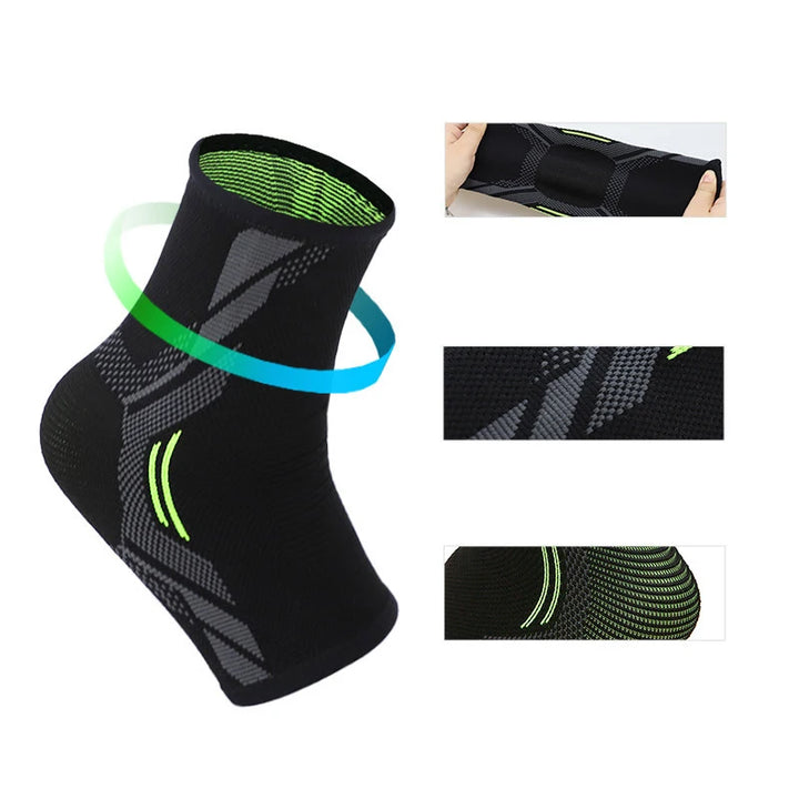 1Pcs Ankle Brace Compression Support Sleeve for Sprained Ankle, Injury Recovery,Achilles Tendonitis Support, Plantar Fasciitis