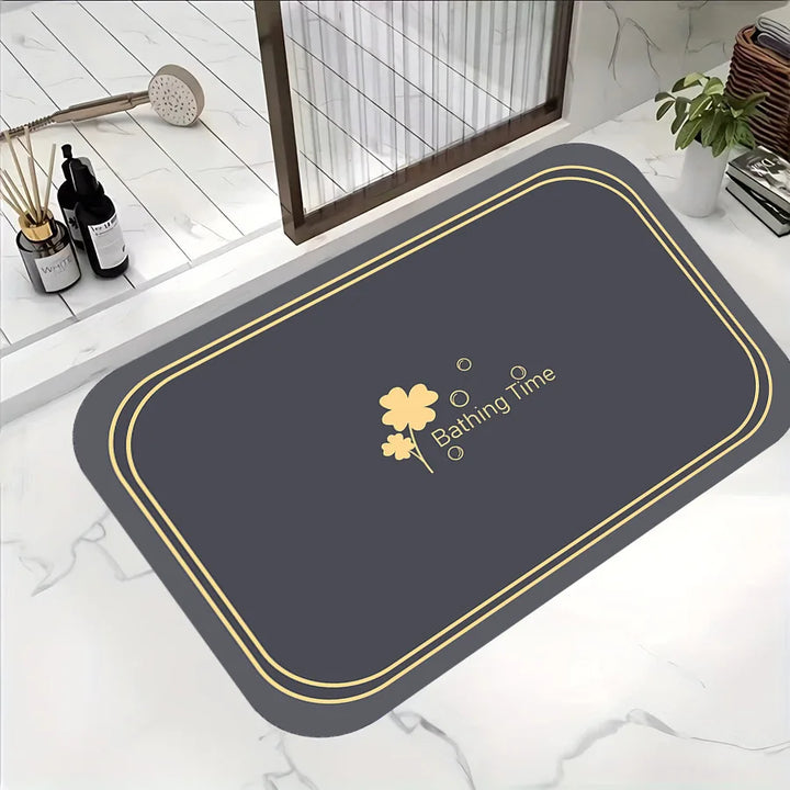 Soft diatom mud absorbent mat bathroom floor mat toilet door non-slip quick-drying foot mat toilet household carpet