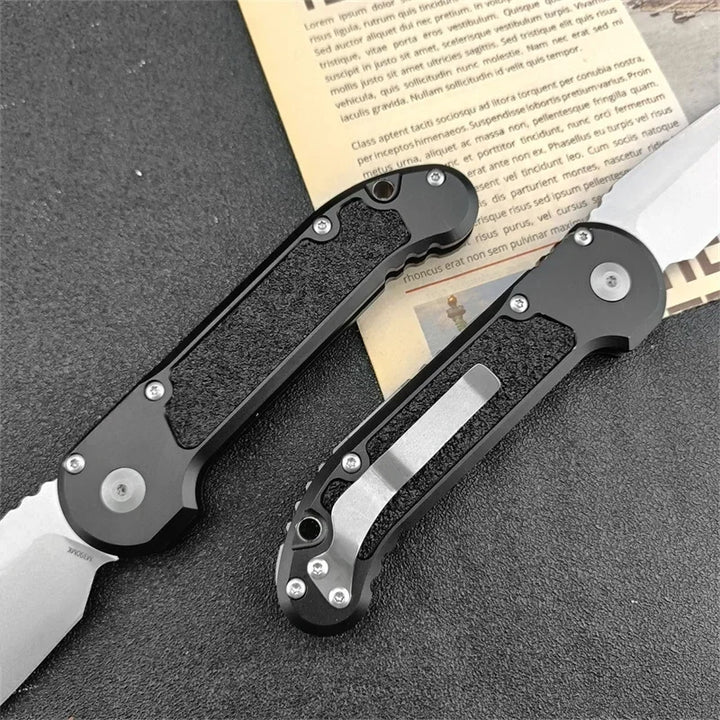 Micro Folding Knife D2 Blade Aluminum Alloy Handle High Quality Camping Outdoor Hunting Self-defense Survival Multitool Knives