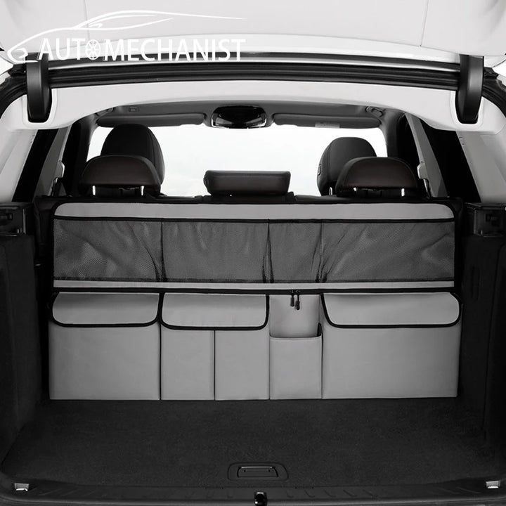 AUTOMECHANIST Car Trunk Storage Bag Universal Auto Trunk Organizer Car Seat Back Hanging Bag Foldable Car Storage Bags Accessory