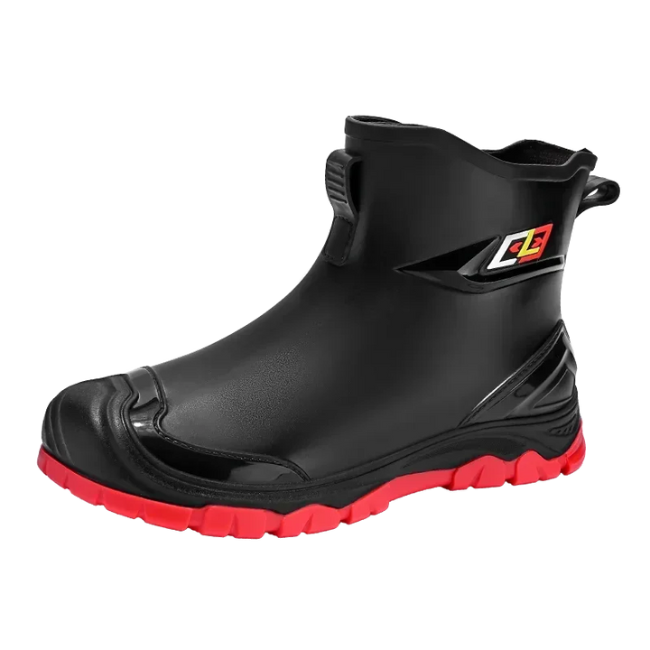 Men's Waterproof Rain Bootssingle Shoes Wear-resistant Mid-tube Rain Boots=Buataisí Báistí Na Bhfear=botas De Lluvia Para Hombre