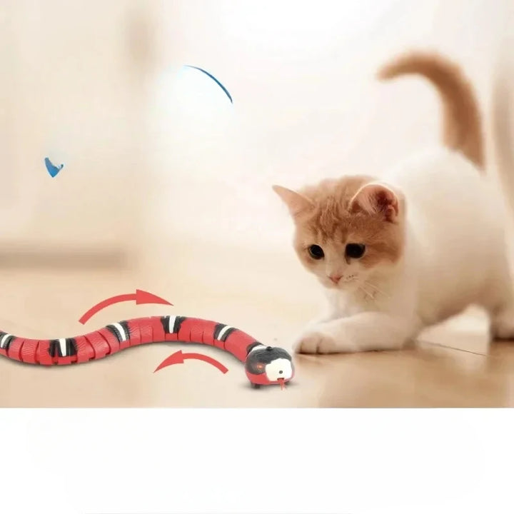 1pcs Intelligent sensing snake automatic electric cat toy pet interactive toy dog game toy cat accessories