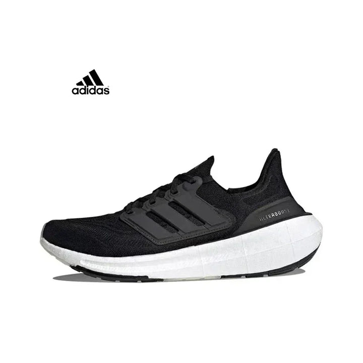 Adidas ULT Men Women Running Shoes Comfortable Fabric Anti-slip Wear Lightweight Low-top Casual Running Shoes Black and White