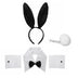 Women Bunny Costume Role Rabbit Headband Tail Bowtie Cuffs Skirt Sexy Photography Props Party Cosplay Masquerade Wear