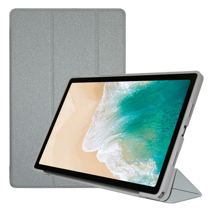 Case For Teclast P30T 10.1 Inch Tablet,TPU Soft Shell Fold Stand Cover For P30T + Stylus Pen