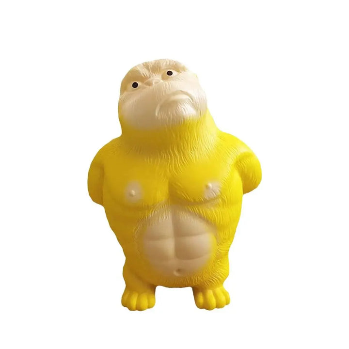 Creative Yellow Squeezing Toys Cartoon Orangutan PVC Gorilla Rebound Toys Decompress Stress Birthday Gift Stress Relief Toys