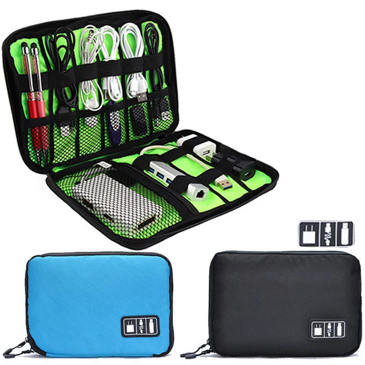 Travel Organizer Bag Universal Electronics Accessories Digital Storage Case for Portable Charger Usb Cable Headphone Power Bank