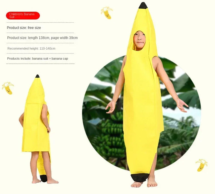 Carnival Clothing Men Cosplay Adult Fancy Dress Funny Sexy Banana Costume Novelty Halloween Christmas Carnival Party Decorations