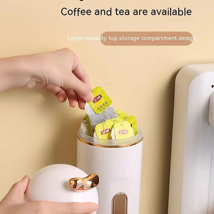 Light Luxury Disposable Cup Dispense Wa Mounted Single Cup Dust-proof Cups Container Home Office Accessories