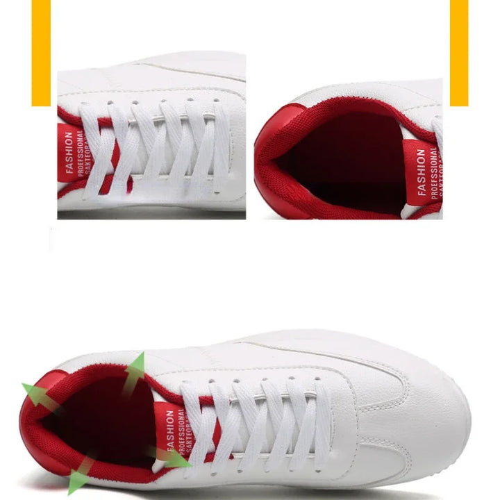 New PU Leather Sneakers Men Comforthable Vulcanized Shoes 2024 Trend Boys Sport Sneakers Mens Casual Shoes Fashion School Tennis