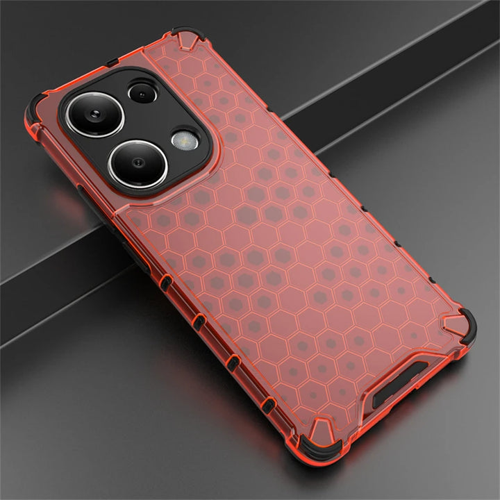 For Redmi Note 13 Pro 4G Case Silicone+PC Shockproof Armor Phone Case For Xiaomi Redmi Note13 Pro Note 13Pro 4G Clear Back Cover