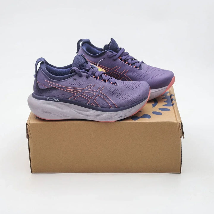 Asics Nimbus 25 Women Running Shoes Tenis Original Cushion Nimbus 25 Women Sneaker Breathable Sport