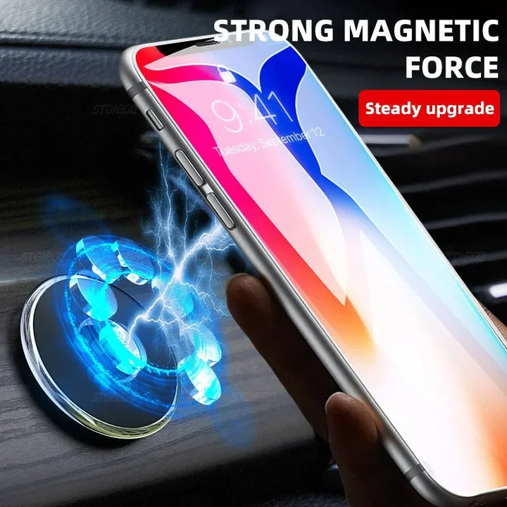 STONEGO Magnetic Car Phone Holder Dashboard Mini Round Shape Stand Magnet GPS Car Mount For Wall Suitable For Mobile Phone