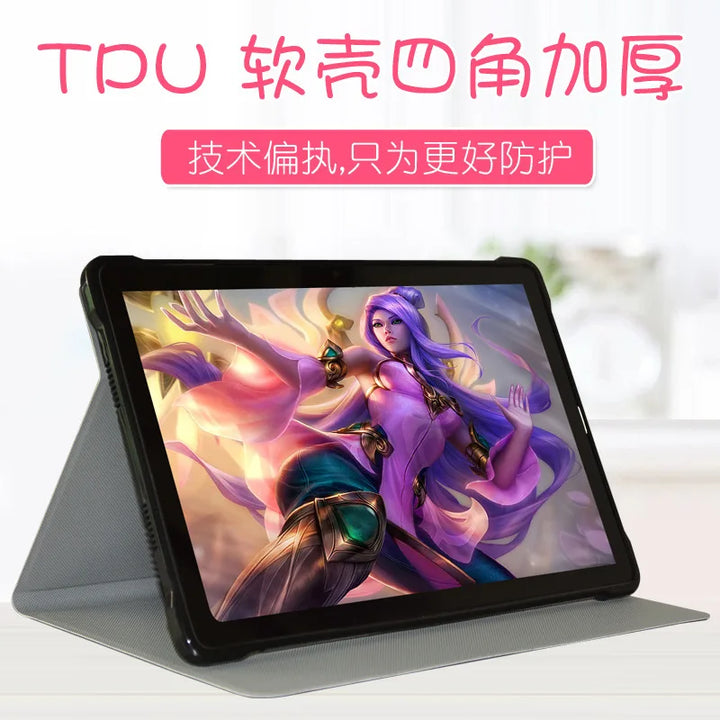 For Teclast P30T P30HD P30Air 10.1 P30 Air HD Tablet Case Fashion Bracket Flip Leather Cover