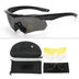 Military Tactical Goggles CS Airsoft Windproof Shooting Glasses HD 3 Lens Motocross Motorcycle Mountaineering Safe Glasses