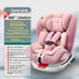 7DF baby 0-12 years old baby carseats children's car seats secure car seat Convenient 360 ° rotating seatd 1-12 Years Old Chairs