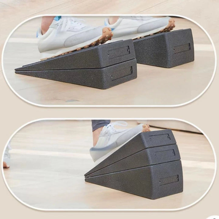 Stretching board adjustable 3-piece yoga exercise pedal Stretching squat leg training oblique pedal