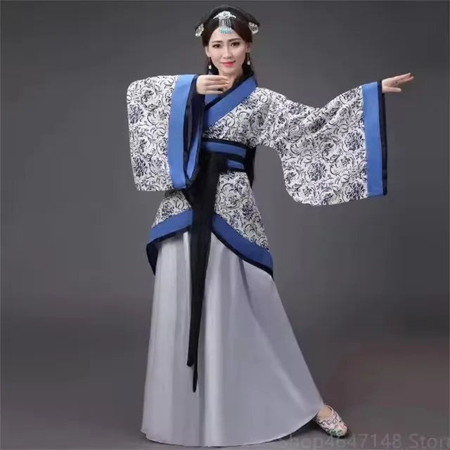 Chinese Ancient Clothes Hanfu Cosplay outfit for Men and Women Adults Halloween Costumes for Couples