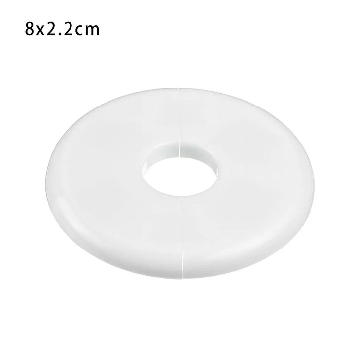 Wall Hole Decorative Cover White Wire Pipe Wall Covers Splittable Self-adhesive Faucet Air Conditioning Hole Desktop Decor