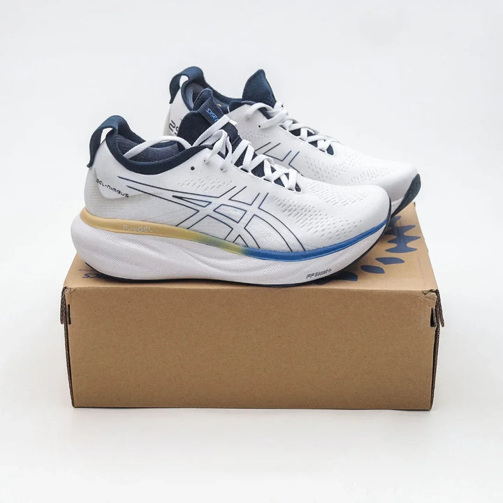 Original Asics Nimbus 25 Running Shoes Men Cushion Stability Asics Sports Shoes Unisex Sneakers