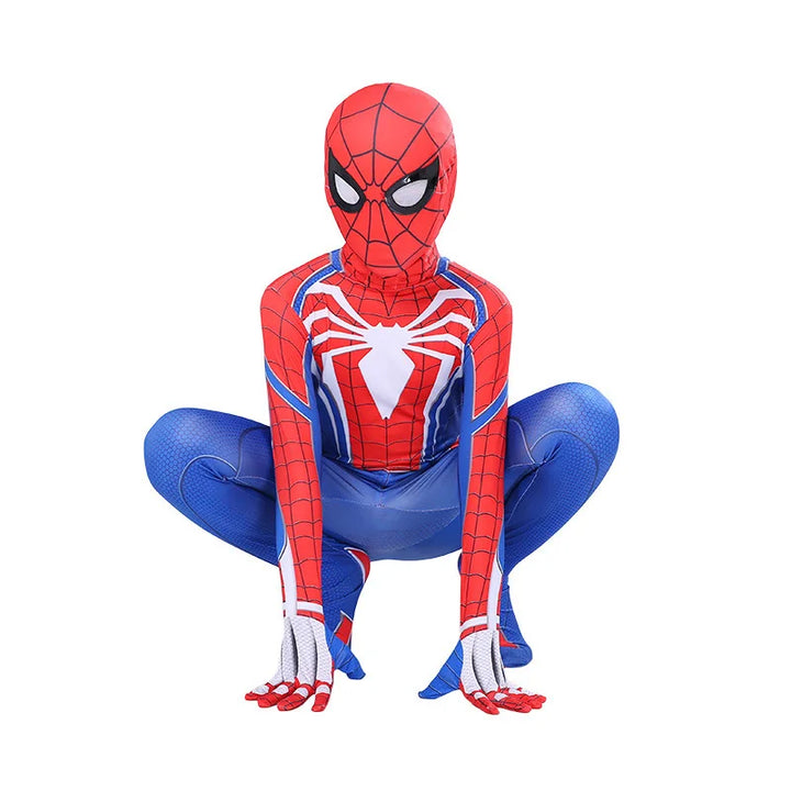 Spiderman Cosplay Fantasy Costumes Jumpsuit For Boys Girls Spider Man Miles Morales Superhero Halloween Carnival Zentai Bodysuit