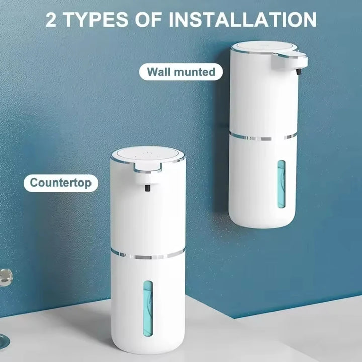 P11 Automatic Non-Contact Induction Foam Soap Dispenser 380ml USB Charging 4-speed Hand Washing Machine Wall-mounted Dispenser