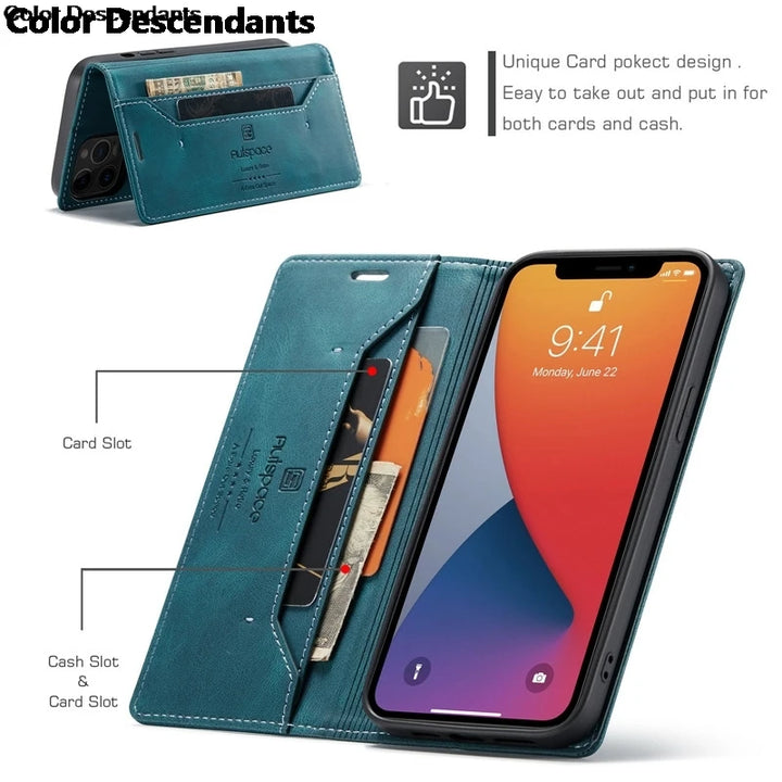 Leather Case For Xiaomi 14 Ultra Cover Magnetic Flip Wallet Shockproof Phone Book Xiaomi 14 Pro Case