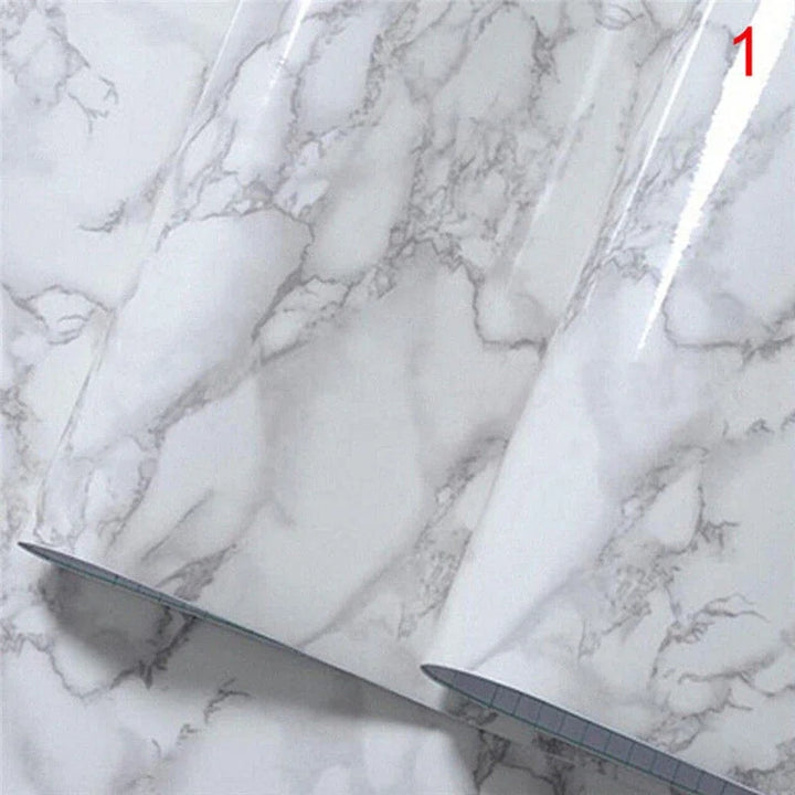 Self Adhesive Marble Effect Contact Paper Film Wall Covering Peel-Stick Decor Wall Stickers Decoration