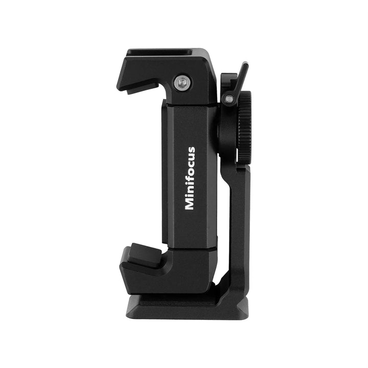 Metal Cell Phone Tripod Mount Smartphone Holder Adapter with Cold Shoe Arca Clamp Cell Phone Video Live Stand Streaming Vlogging