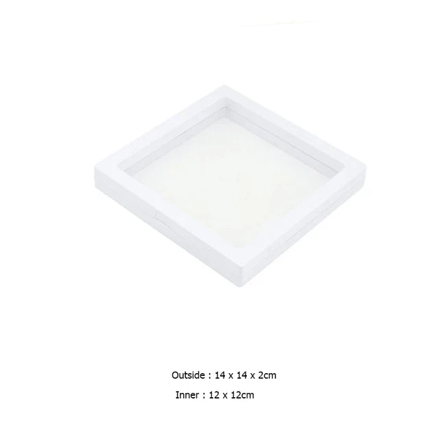 Jewelry Storage Box Earring Studs Storage Box Antioxidant Pe Film Suspension Box Hand String Bracelet Elastic Box