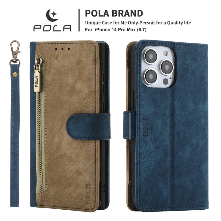 PocoF6 X6 5G 2024 Zipper Wallet Case For Xiaomi Poco F6 RFID Block Leather Flip Book Cover For Poco X6 M6 F6 Pro X 6 C65 Funda