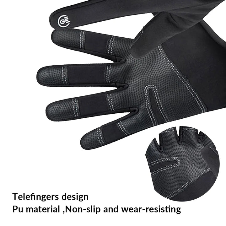 Winter Gloves Waterproof Thermal Touch Screen Thermal Windproof Warm Gloves Cold Weather Running Sports Hiking Ski Gloves