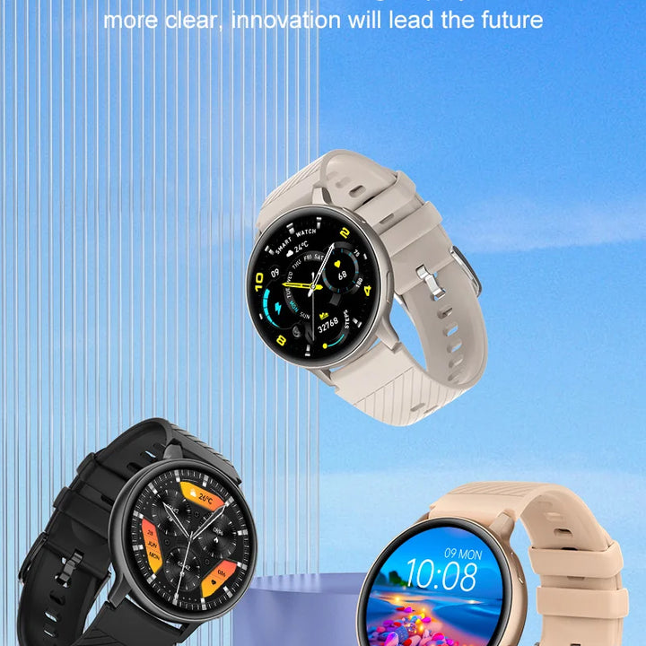 LIGE Fashion Smartwatch For Men Women Bluetooth Call Waterproof Sports Fitness Watches Blood Oxygen Healthy Women Smartwatch Man