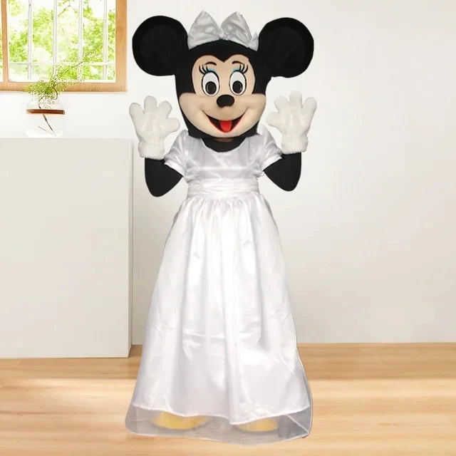 Mickey Minnie Mouse Mascot Costume Set Classic Disney Cartoon Characters Advertising Event Party Christmas Costume for Adult