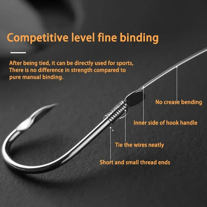 Fishing Hooks Line Tying Device Fast Tie Tool Fishing Line Tie Tool Accessories Electric Automatic Portable Fishing Hook