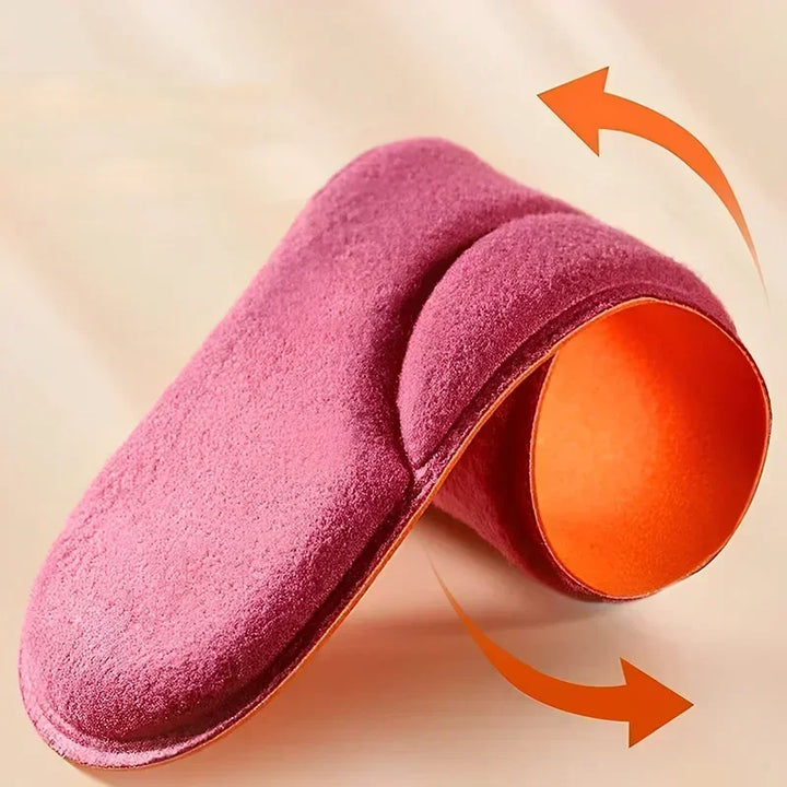 2/4pcs Winter Self Heating Insoles Foot Thermal Thicken Non Slip Insole Memory Foam Shoe Pads Warm Sport Shoes Inserts Women Men