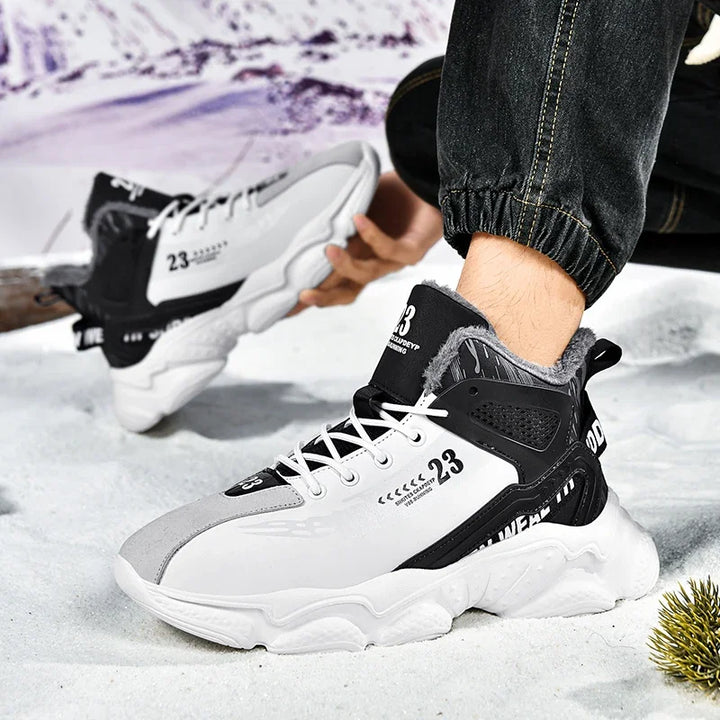 men boots 2024 New Winter Slippers Warm Men Shoes Waterproof Non-Slip Plush Sneakers Male tenis shoes Boots Men Sneakers Winter