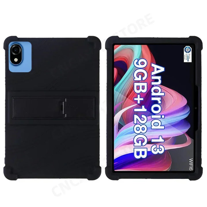 For Teclast P30 T P30T Case 10.1 inch Tablet PC Soft Silicone Shockproof Cover with Rear Kickstand  Soft