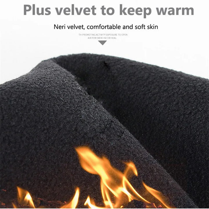 Winter Warm Full Fingers Waterproof Wind proof Cycling Outdoor Sports Running Motorcycle Ski Touch Screen Fleece Gloves