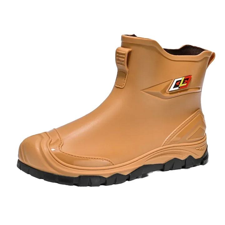 Men's Waterproof Rain Bootssingle Shoes Wear-resistant Mid-tube Rain Boots=Buataisí Báistí Na Bhfear=botas De Lluvia Para Hombre