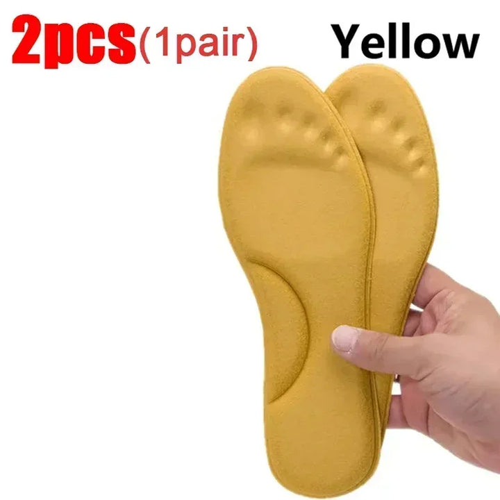 2/4pcs Winter Self Heating Insoles Foot Thermal Thicken Non Slip Insole Memory Foam Shoe Pads Warm Sport Shoes Inserts Women Men